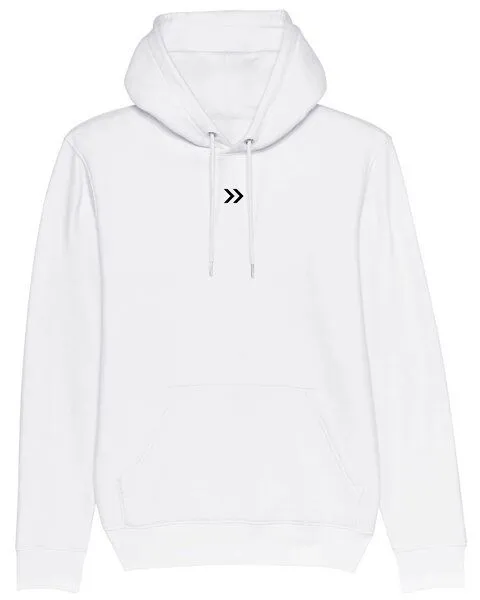 Human Family Human Family Bio Unisex Hoodie - "Skip", White, – Produktbild 1 von 4