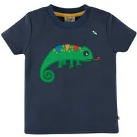 Frugi Frugi T-Shirt Chamäleon Applikation auf Vorder- und Rückseite – Produktbild 1 von 1