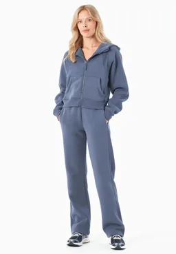 ORGANICATION ORGANICATION Damen vegan Hoodie Full Zip Joddy Soft Indigo – Produktbild 1 von 1