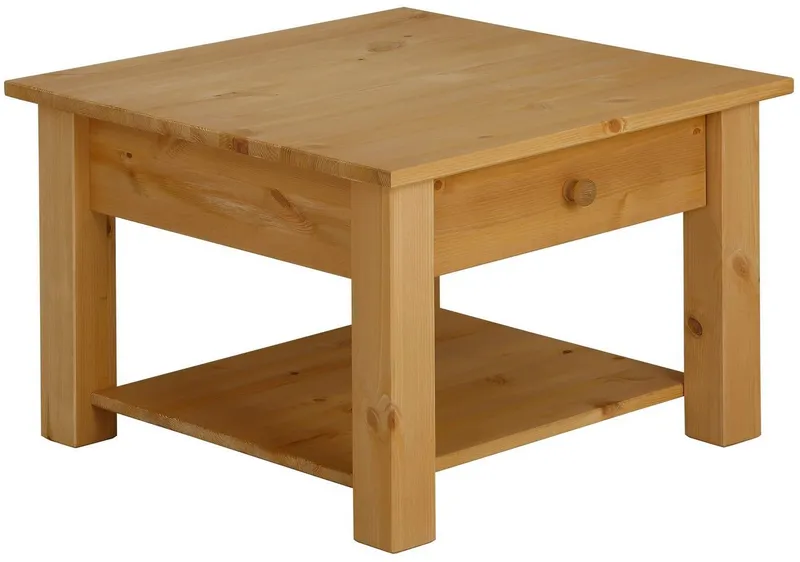 OTTO home Couchtisch Chicago (Couchtisch, Sofatisch, OTTOs Choice), in zwei Größen, Landhausstil, zusätzlicher Stauraum, Beige, – Produktbild 2 von 8