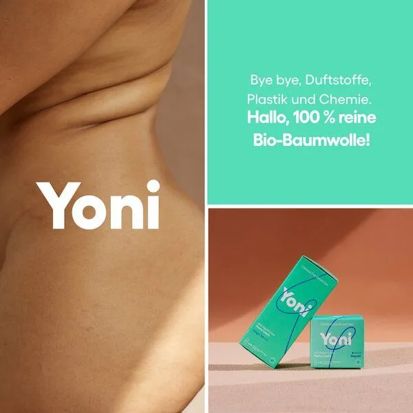 Yoni Yoni Slipeinlagen (24) aus Bio Baumwolle – Produktbild 5 von 6
