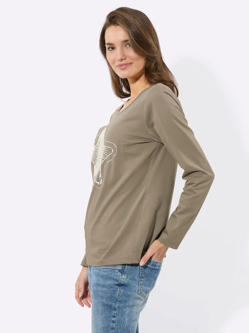 Witt Rundhalsshirt schlamm, Schlamm, – Produktbild 1 von 2