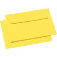 Clairefontaine 20 Clairefontaine Briefumschläge 'Pollen' C6, Haftklebung, o. Fenster, 120 g/m² gelb – Produktbild 1 von 1