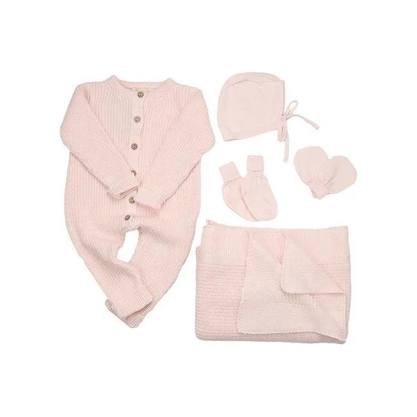 Woollyboll Woollyboll Geschenkset aus Biobaumwolle-Rosa, Rosa, – Produktbild 3 von 3