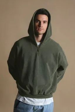 Trendsplant Trendsplant The Super Heavy Oversized Hoodie Kombu Green – Produktbild 1 von 1