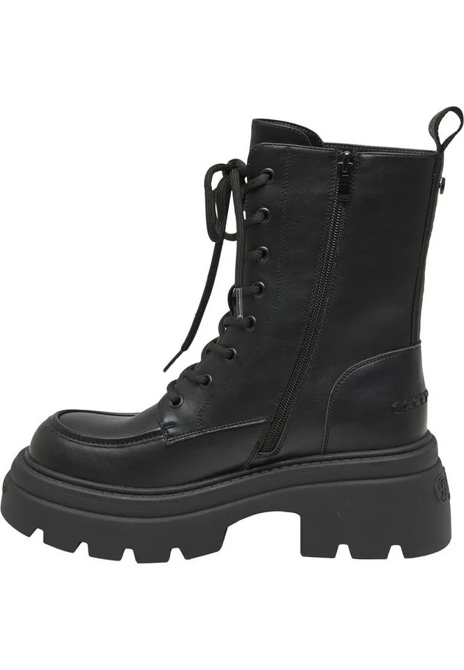 Buffalo Buffalo ZAVEN LACE UP MID - VEGAN NAPPA Stiefel, Schwarz, – Produktbild 5 von 5