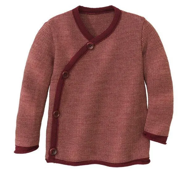Disana Disana Melange-Jacke bio Merinowolle, Rose, – Produktbild 4 von 8