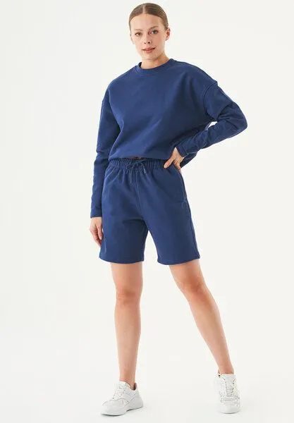 ORGANICATION ORGANICATION ESSENTIALS-SEDA- Sweatshirt aus Bio-Baumwolle, Navy, – Produktbild 2 von 3