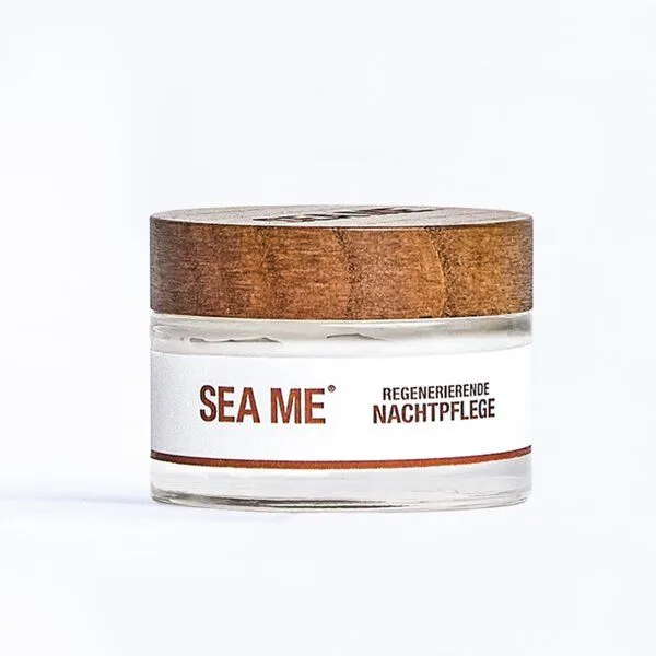 SEA ME SEA ME Nachtpflege | mit Q10 & Sheabutter | vegan | Mehrweg-Tiegel 50 ml – Produktbild 2 von 4