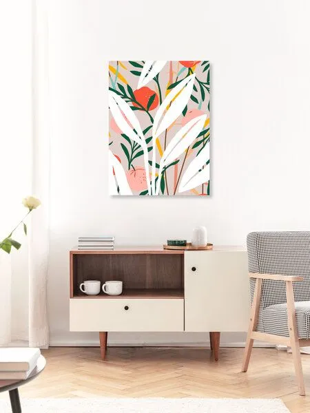 Photocircle Photocircle Poster / Leinwandbild - Abstract Plant Blush – Produktbild 3 von 4