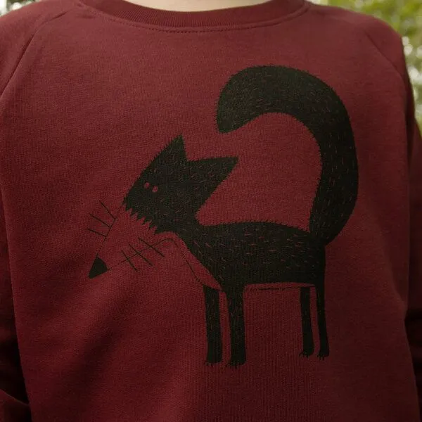 Cmig Cmig Franzi Fuchs Pulli für Kinder, Burgundy, – Produktbild 2 von 4