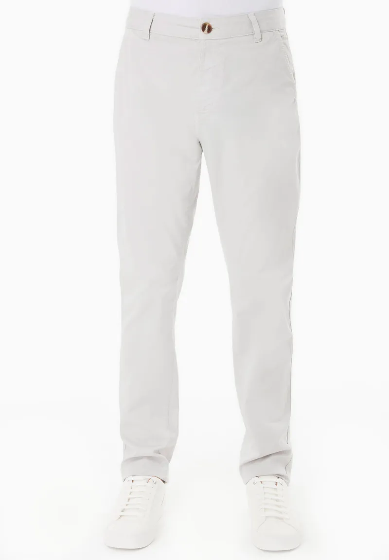 ORGANICATION ORGANICATION Herren vegan Hose Slim Fit Hellgrau, Hellgrau, – Produktbild 1 von 1
