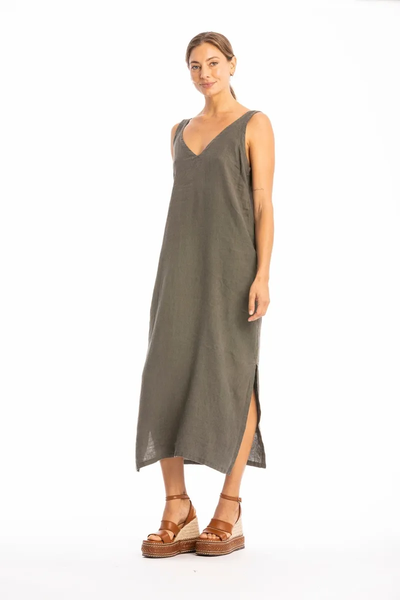 RAVENS VIEW IBIZA RAVENS VIEW IBIZA Damen vegan Kleid Noa Bison Braun, Braun, – Produktbild 2 von 2