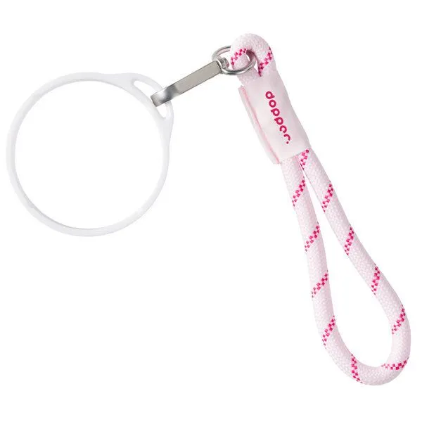 Dopper Wrist Cord - Trageschlaufe für den Dopper Travel Mug, Weisser ring (cherry pink), – Produktbild 1 von 4