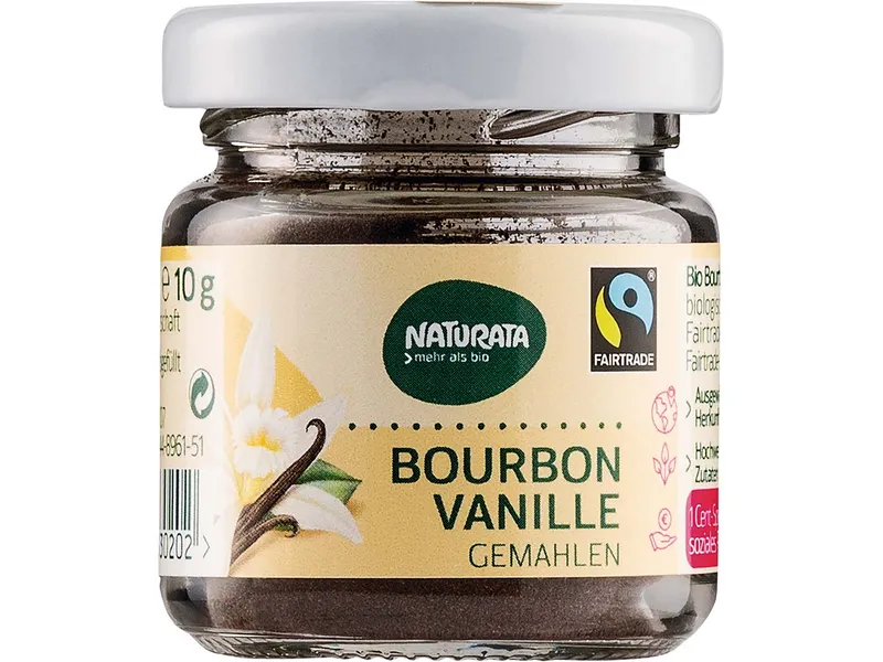 Naturata Naturata Bio-Bourbon-Vanille, gemahlen, 10 g – Produktbild 1 von 1