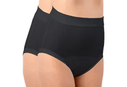 HERMKO Inkontinenzslip 1265 (Pack, 2er) Inkontinenz Slip Bio-Baumwolle Weichbund Auslaufschutz – Produktbild 1 von 1
