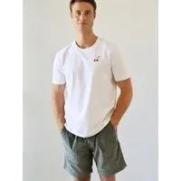Kultgut Kultgut Artdesign - Shirt aus recycelter Biobaumwolle / Ciao, Natur, – Produktbild 1 von 1