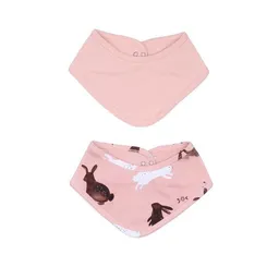 Walkiddy Kinder Dreieckstuch GOTS zertifiziert – Bio-Baumwolle, Rosa (2er-Set), weich & saugfähig, alltagstauglich, gut kombinierbar | Walkiddy – Produktbild 1 von 1
