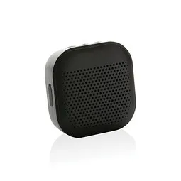 XD Collection Soundbox 3W Lautsprecher aus RCS recyceltem Kunststoff, schwarz, Schwarz, – Produktbild 1 von 1