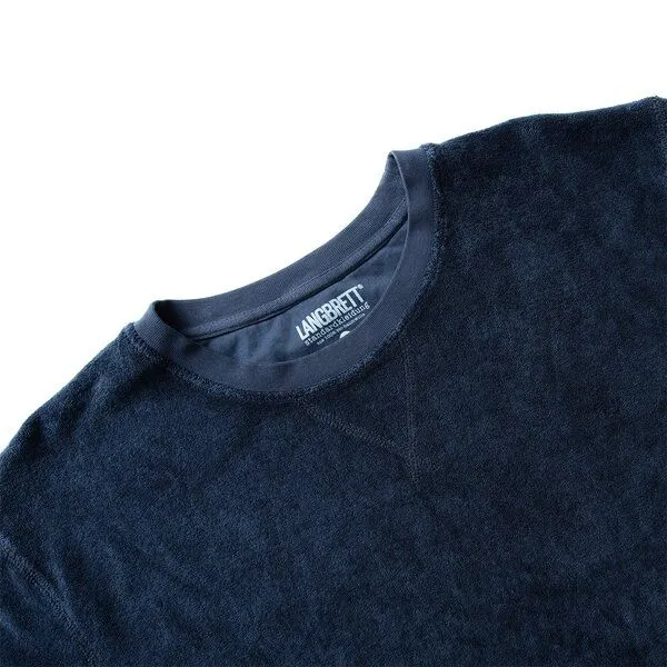 LANGBRETT LANGBRETT Frottee Sweater Männer, Dunkelblau (blau), – Produktbild 3 von 4