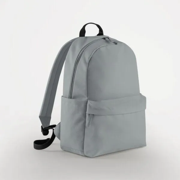 BagBase BagBase Rucksack Innentasche Seitentaschen gepolsterter Rücken Backpack, Grau (pure), – Produktbild 1 von 2