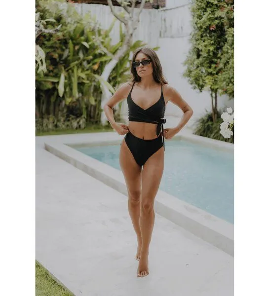 Anekdot Anekdot Bikini Set Lin Top + Skyline High Slip, Black, – Produktbild 4 von 4
