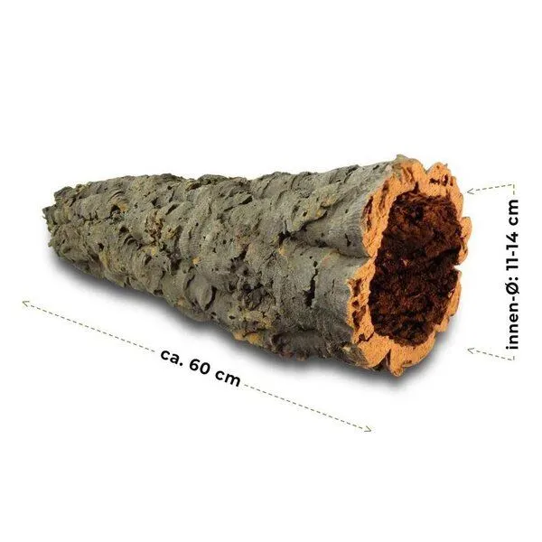 Kork-Deko Kork-Deko 60 cm lange XL Korkröhre, schmal ⌀ = 11-14 cm – Produktbild 2 von 7
