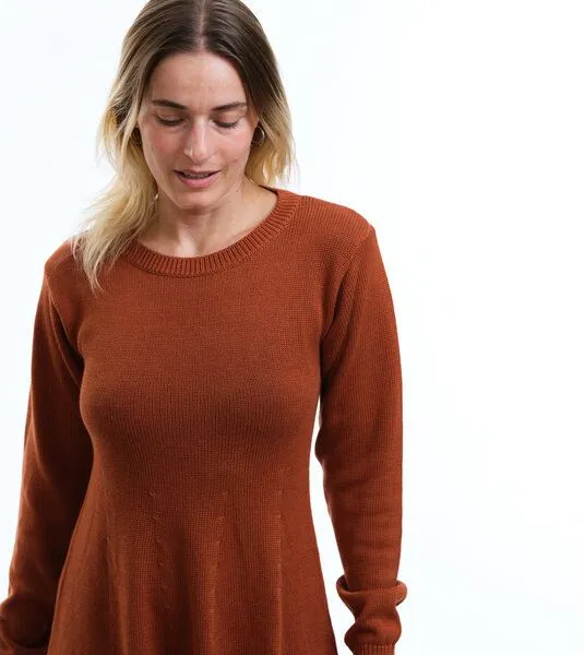 Gary Mash GARY MASH Strickkleid Amber aus Biobaumwolle, Braun, – Produktbild 3 von 4