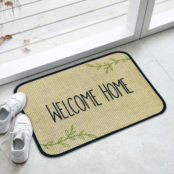 4betterdays 4betterdays Fußmatte | 'Welcome home' | 40 x 60 cm | Sisal | Naturlatex – Produktbild 1 von 4