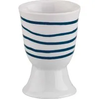 cilio cilio Eierbecher "AMICI" aus Porzellan mit Dekor, H 7 cm, Ø 5cm, Striche – Produktbild 1 von 1