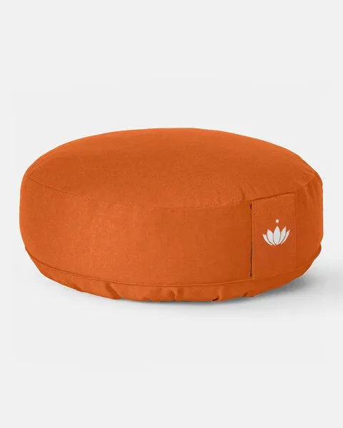 Lotuscrafts Lotuscrafts Meditationskissen Extra Niedrig - Sitzhöhe 10cm - GOTS Zertifiziert, Kurkuma, – Produktbild 1 von 4