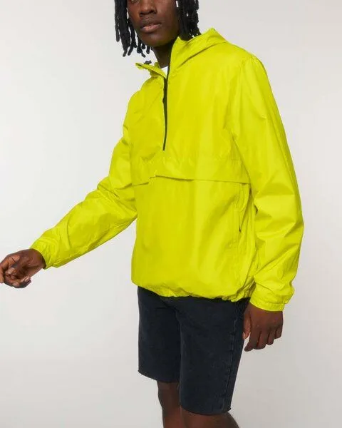 YTWOO YTWOO Unisex Windbreaker aus recyceltem PET, leichte Überziehjacke, Outdoor Jacke, Lemon, – Produktbild 3 von 3