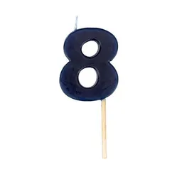 El Puente El Puente Zahlenkerze "8" | Fair Trade & Handmade aus Indien – Produktbild 1 von 1