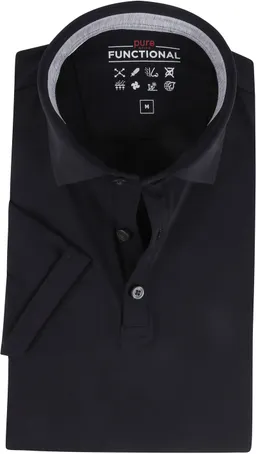 Pure Pure Functional Polo Shirt Schwarz - Größe 3XL – Produktbild 1 von 1
