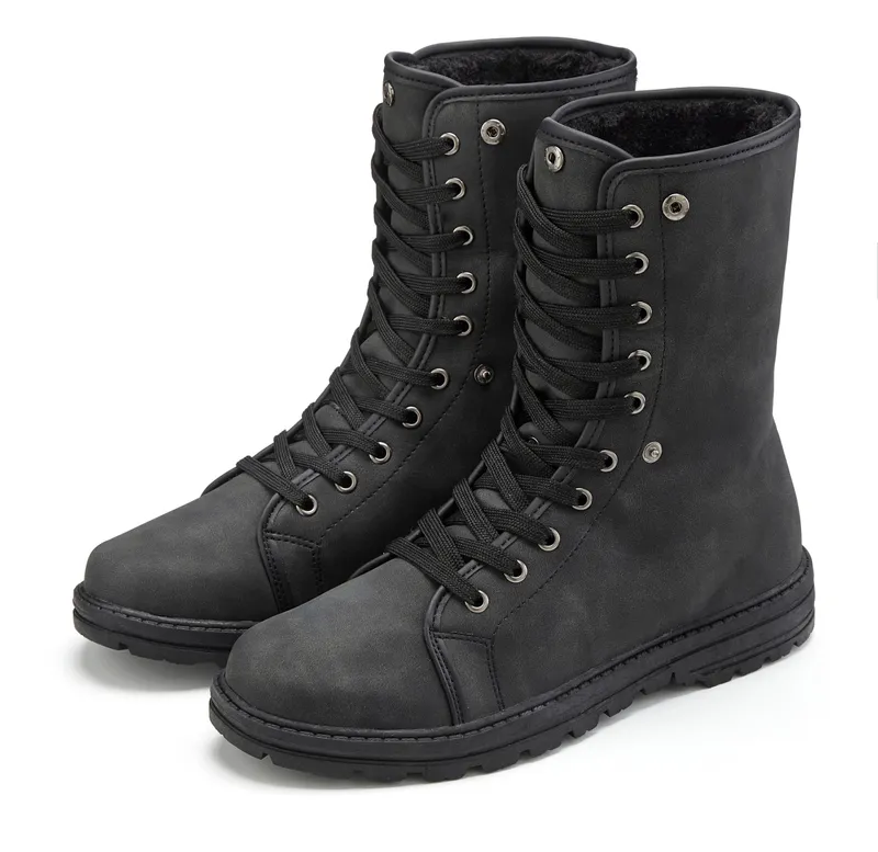 Lascana Lascana Stiefelette schwarz, Schwarz, – Produktbild 1 von 3