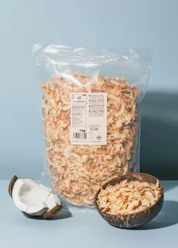 KoRo Geröstete Bio Kokoschips 1 kg – Produktbild 1 von 1