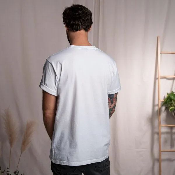 Vresh Clothing Vresh Clothing Vred - Oversized unisex T-Shirt aus Biobaumwolle, Weiß, – Produktbild 3 von 4