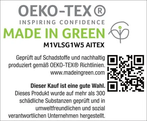 OTTO home Bettwäsche Venua in Gr. 135x200 oder 155x220 cm, Biber, 2 teilig, Winterbettwäsche, Weihnachtsbettwäsche, Beige|grau, – Produktbild 5 von 6
