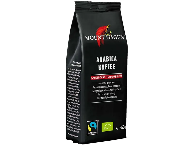 Mount Hagen Mount Hagen Arabica-Kaffee, entkoffeiniert, ganze Bohne – Produktbild 1 von 2