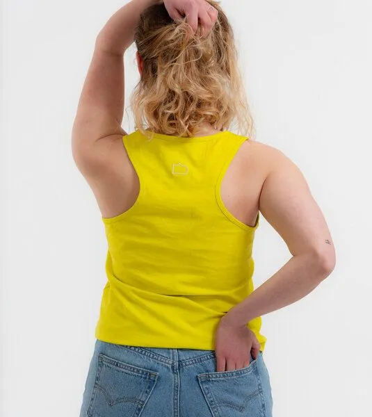 Gary Mash GARY MASH Tanktop Alex aus Biobaumwolle, Gelbgrün, – Produktbild 4 von 4