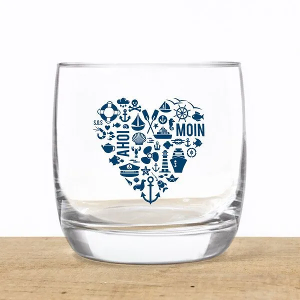 Bow & Hummingbird Bow & Hummingbird Kristallglas, Whiskeyglas "Nordisch by Heart" made in EU – Produktbild 3 von 3