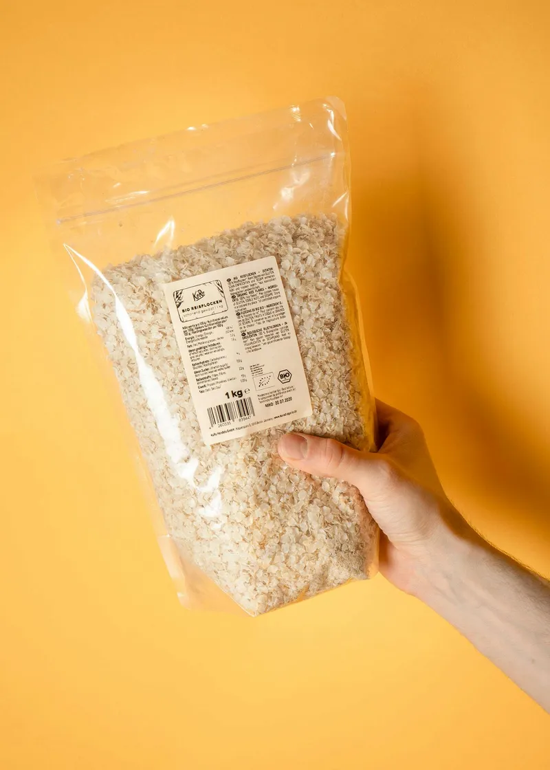 KoRo Bio Reisflocken 1 kg – Produktbild 5 von 5