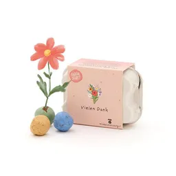 Die Stadtgärtner Die Stadtgärtner 6 bunte Saatkugeln mit Wildblumen-Saatgut im Mini-Eierkarton l Nachhaltige Geschenkidee als Gastgeschenk, Dankeschön & zum Abschied – Produktbild 1 von 1