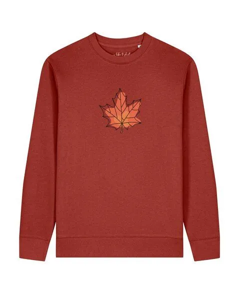 watapparel watapparel Sweatshirt Unisex Herbst, Earthy red, – Produktbild 1 von 2