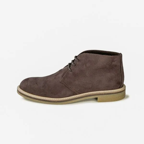 Fairticken Fairticken Vegane Desert Boots Alentejo mit leichter Fütterung in "Suede" Optik, Dunkelbraun (braun), – Produktbild 2 von 4