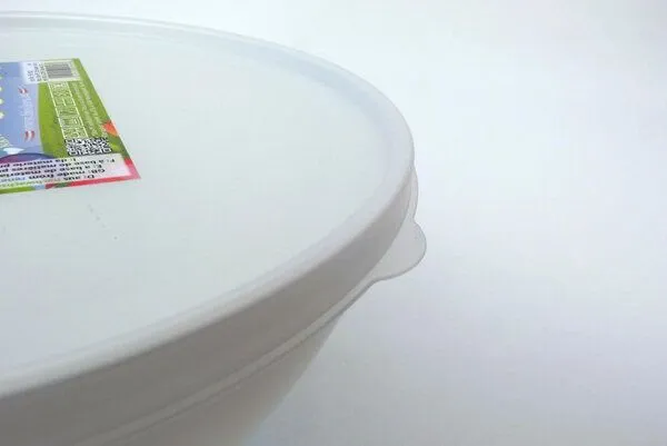 Biodora Biodora Bio-Schüsselset (3-teilig) – 0,5 L / 1,0 L / 2,0 L – Biokunststoff auf Stärkebasis – Ineinander stapelbar, Weiss, – Produktbild 4 von 4