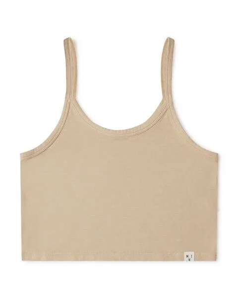 MATONA Matona Crop Top für Frauen aus Bio-Baumwolle / Basic Crop Top, Natur, – Produktbild 2 von 2