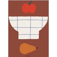Photocircle Photocircle Wandbild / Poster / Leinwand  - Vase and fruit print – Produktbild 1 von 1