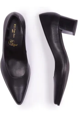 Will's Vegan Store Will's Vegan Store Damen vegan Pumps Point Toe Schwarz – Produktbild 1 von 1