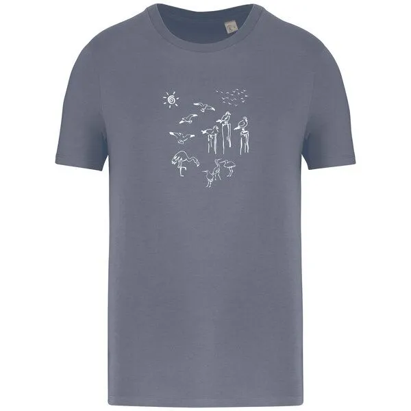 Greenspired Greenspired Basic Bio T-Shirt Nr.4 Coastal Life 155g/m² XXS - 4 XL, Mineralgrau, – Produktbild 1 von 1